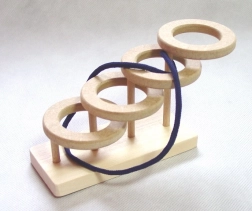 Knobelspiel Olympia aus Holz