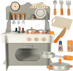 Kinderküche aus Holz mit Zubehör
