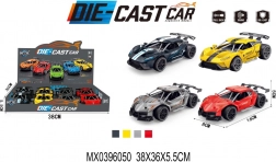 Metallmodell eines Rennwagens mit Pull-Back-Funktion