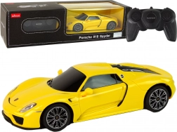 Automobil R/C Porsche 918 mit Fernsteuerung Gelb 1:24