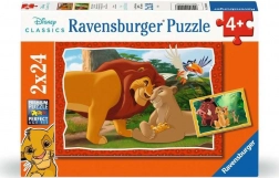 Puzzle Disney Der König der Löwen 2x24 Teile