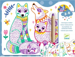 Djeco Magische Malerei Waldfamilie