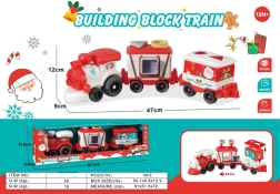 Weihnachtszug mit Waggons und Formen für Kinder