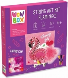 Kreativ-Set String Art Flamingo