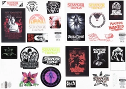 Leuchtende Aufkleber Stranger Things – Set mit 14 Stück