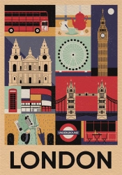 CLEMENTONI Puzzle Style in the City: London 1000 Teile