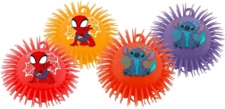 Flauschiger Gummiball SPIDEY und STITCH 17 cm