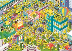 Puzzle 500 Teile Wo ist Smiley?