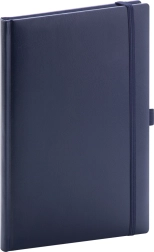 Liniertes Notizbuch NOTIQUE Balacron dunkelblau 15 × 21 cm