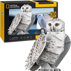 3D Puzzle Schneeeule