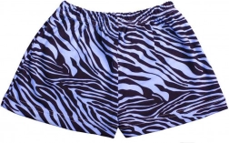 Kinder-Baumwollshorts NEW BABY Zebra blau