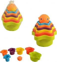 Bunte Pyramide für Kinder 14x12x12 cm