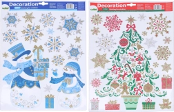 Weihnachtliche Fensterdekoration 41 × 29 cm