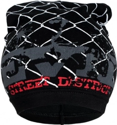 Frühlings-Kinder-Mütze New Baby mit Aufschrift schwarz 104 (3–4 Jahre)