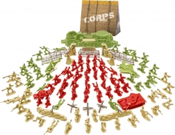 Set von Figuren Soldaten 105 Stk