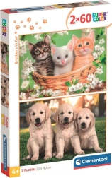 Puzzle Flauschige Geschwister