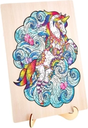 GRAFIX Konturenpuzzle Einhorn, 130 Teile