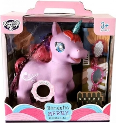 Einhorn mit Geräuschen und Licht, lila