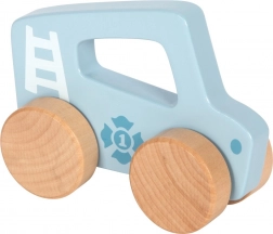 Kleines blaues Holzauto für Kinder Small Foot