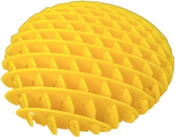 Antistress-Fidget-Spielzeug Gelb 10 cm