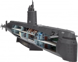 Metall-3D-Puzzle METAL EARTH Premium – U-Boot USS NAUTILUS