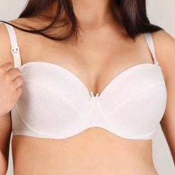 Halbgefütterter Still-BH New Baby Eva weiß