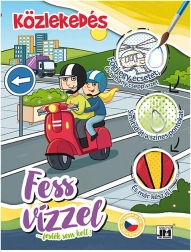 Mit Wasser malen – Verkehr – ungarische Ausgabe
