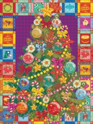 Puzzle COBBLE HILL Weihnachtsbaum auf der Decke XL 275 Teile
