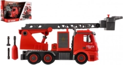 Schraubbares Feuerwehrfahrzeug 36 cm mit Licht und Sound, spritzt Wasser