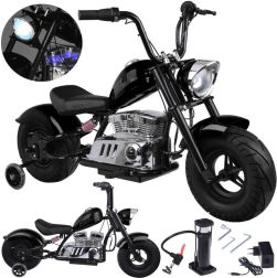 Elektrischer Kinder-Chopper mit Gasgriff, 24 V, bis 80 kg – Schwarz