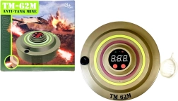 Militärisches interaktives Spielzeug – Bodenmine mit Raucheffekt - 1 Stück