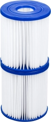 Zwei Ersatzfilter für BESTWAY Poolpumpe Typ I (Set 2 Stück)