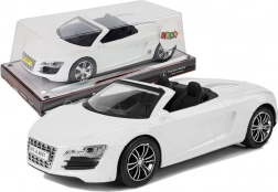 Weißes Cabrio-Auto mit Aufziehmotor 1:18
