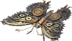 3D-Puzzle Steampunk-Schmetterling