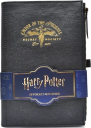 Harry Potter Taschen-Notizbuch mit Tasche und Reißverschluss Order of the Phoenix A5