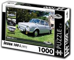 Retro-Auto-Puzzle Škoda 100 L 1000 Teile