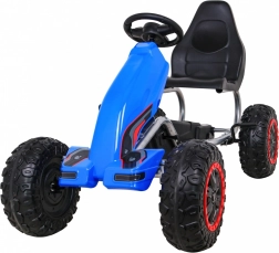 Großes Kinderpedal-Gokart Strong Blau