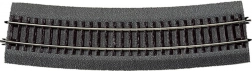 Roco Line gebogenes Gleis mit Bettung