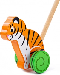 Holz-Schiebetier Tiger BIGJIGS BABY