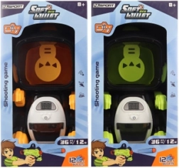 Pistole mit Dinosaurierzielscheibe und Zähler