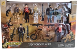 Großes Set Soldaten mit Motorrad STARX