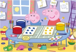Puzzle Peppa Pig Künstlerin 24 Teile