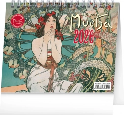 Tischkalender Alfons Mucha 2026