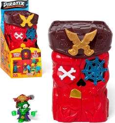 PIRATIX Abenteuerwelt Geheimnisvolle Höhle Skull Cave – Überraschung mit Captain-Skully-Figur