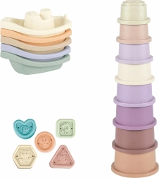 Eimer mit Badespielzeug für Kinder