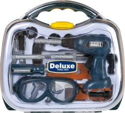 Grünes Kinder-Werkzeugset im Koffer