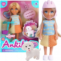 Woopie Royal Puppe mit Hündchen und Roller