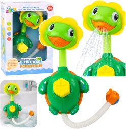 Badebrunnen Schildkröte mit Fisch und Saugnäpfen