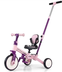 Kinderdreirad 5-in-1 MILLY MALLY Optimus Max, rosa