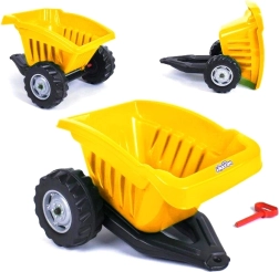 Woopie Kinderanhänger Active Trailer gelb 35 kg